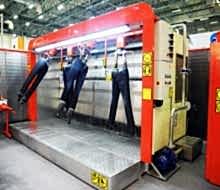 Cabines de pulvérisation et d'application chimique 
