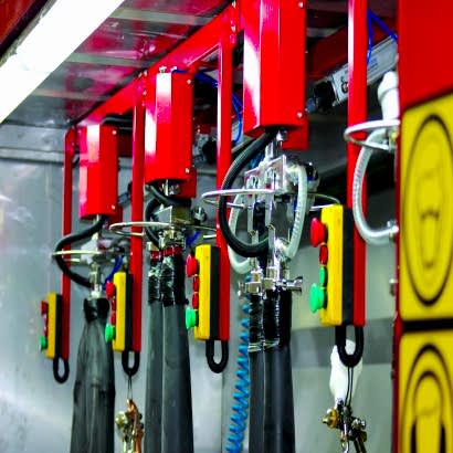 Cabines de pulvérisation et d'application chimique professionnelles 
